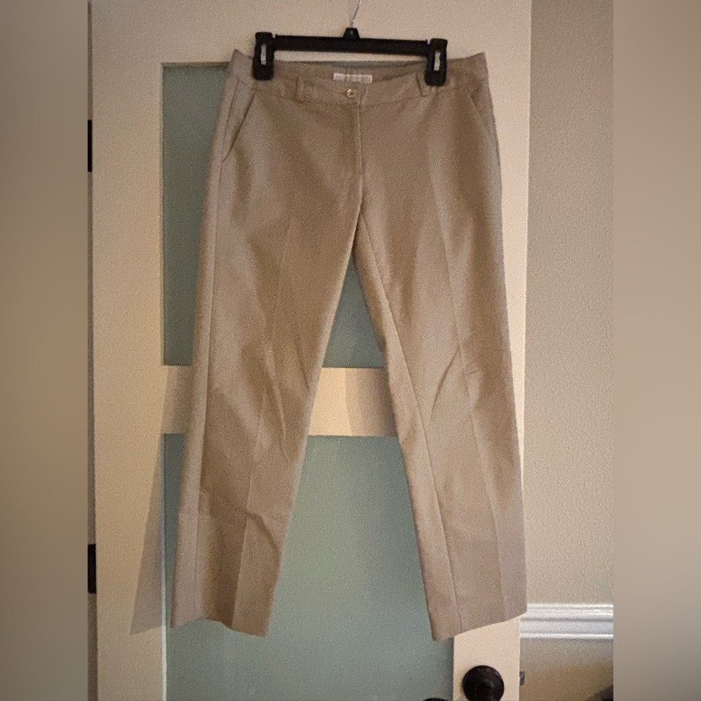 MICHAEL Michael Kors Women's Beige Straight Leg Pants Size 6